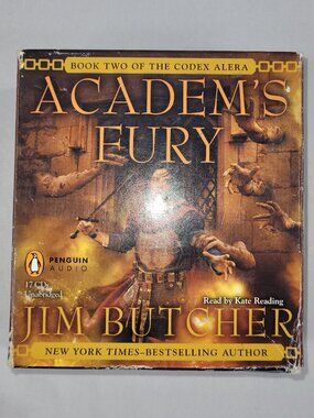 Academ's Fury Codex Alera Book 2 Unabridged CD 17 Disc Audio Book Jim Butcher